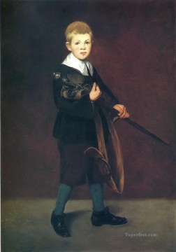 Niño con espada Eduard Manet Pinturas al óleo